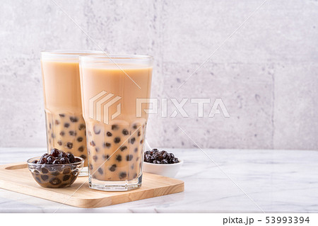 タピオカミルクティー 台湾 飲み物 タピオカ 53993394