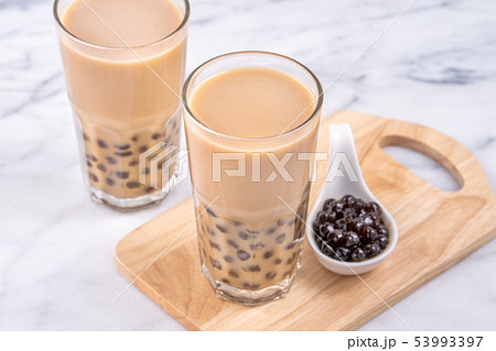 タピオカミルクティー 台湾 飲み物 タピオカ 53993397