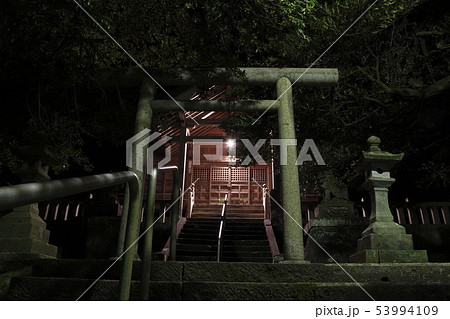 夜の岩室神社にて 夜の岩室神社にて 53994109
