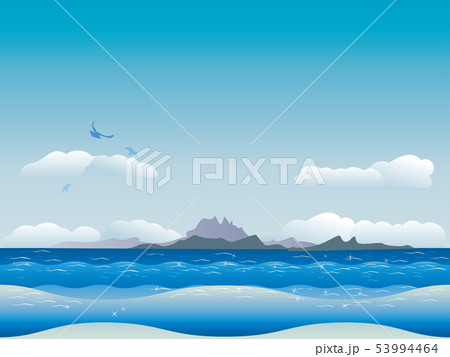 Islands in ocean 53994464