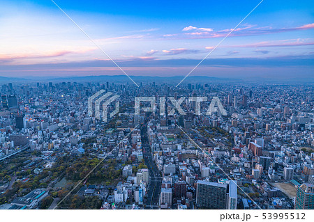 《大阪府》大阪・都市夜景 53995512