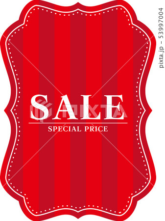 SALE_セール_SIGN_アンティーク_赤ストライプ_4 53997004