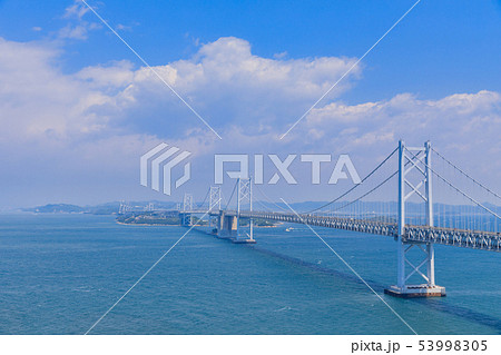 香川_四国側からの瀬戸大橋 香川_四国側からの瀬戸大橋 53998305