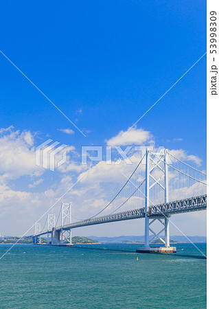 香川_四国側からの瀬戸大橋 53998309