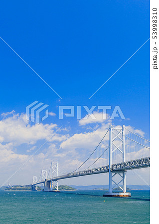 香川_四国側からの瀬戸大橋 香川_四国側からの瀬戸大橋 53998310