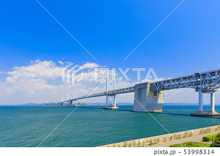 香川_四国側からの瀬戸大橋 香川_四国側からの瀬戸大橋 53998314