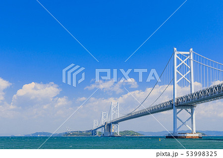 香川_四国側からの瀬戸大橋 53998325