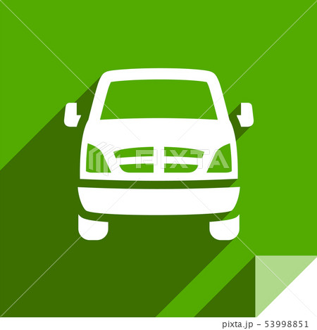 Transport flat icon with shadow, stickers square shape Transport flat icon with shadow, stickers square shape 53998851