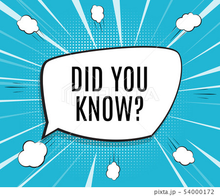 Interesting Fact Background. Did you know 54000172