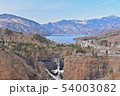 明智平からの中禅寺湖及び華厳の滝の景色 54003082