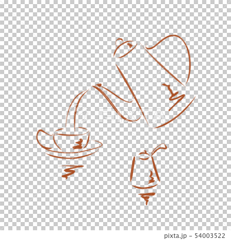コーヒーを注ぐ コーヒーを注ぐ 54003522