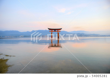 広島 宮島の風景 54005281