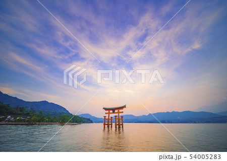 広島 宮島の風景 54005283