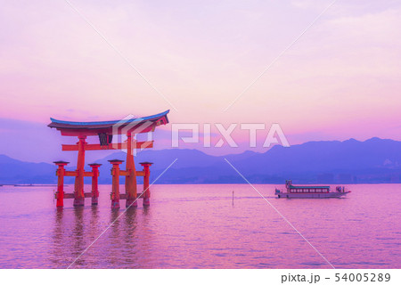 広島 宮島の風景 54005289