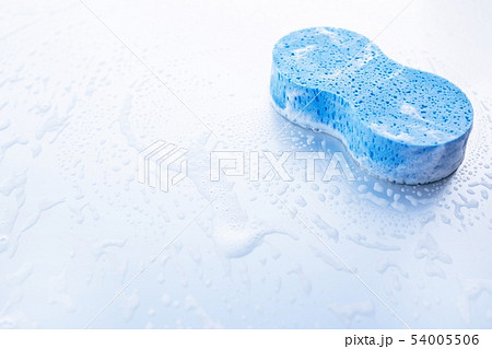 Outdoor car wash with foam soap. Outdoor car wash with foam soap. 54005506