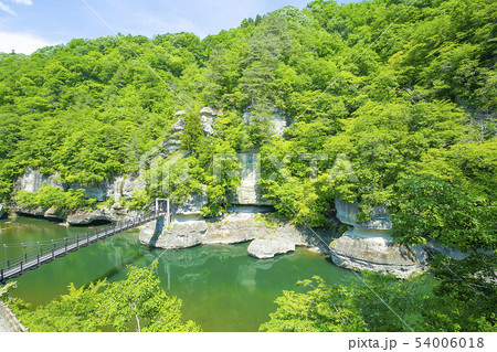 福島県　塔のへつり　南会津郡 54006018