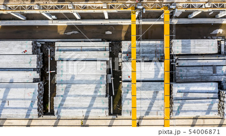 Aerial view precast concrete plant, Precast Aerial view precast concrete plant, Precast 54006871