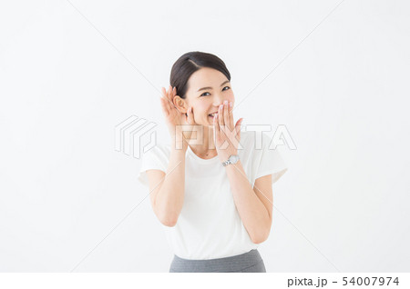 ビジネス　耳を傾ける 54007974