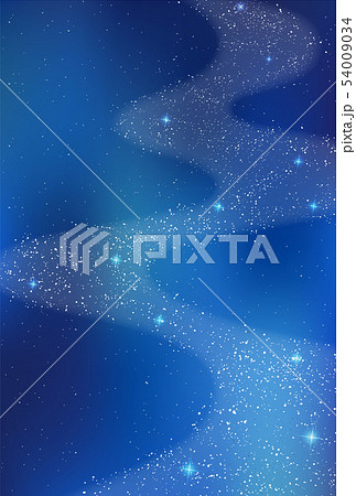 七夕 天の川 空 背景 のイラスト素材