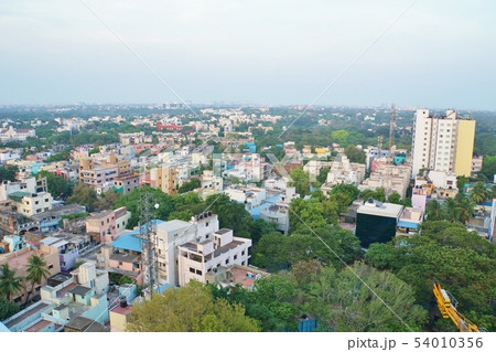Cityscape of Chennai, India(インド、チェンナイの街並み) 54010356