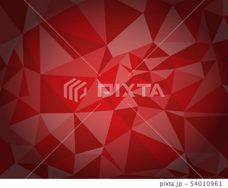 Red polygon abstract background shade from dark to 54010961