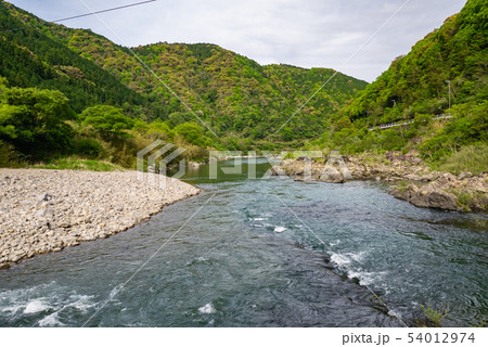 高知県 四万十川 向山沈下橋 上岡沈下橋 54012974