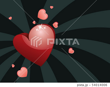 Valentins Day Greeting with 3d Heart 54014006
