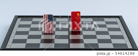 chessboard with flags of countries 54014299