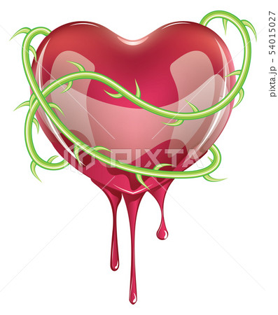 Bleeding Red Heart 54015027