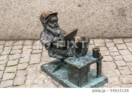 Editorial Image of Wroclaw Gnome in Old City 54015139
