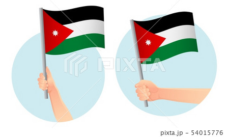 jordan flag in hand icon jordan flag in hand icon 54015776