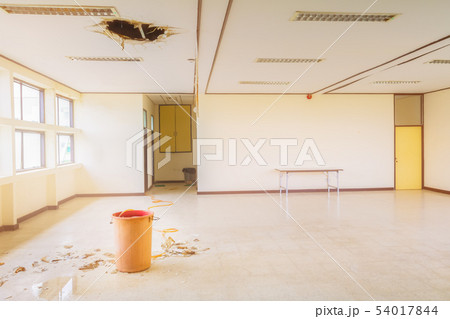 water leak drop interior office building in bucket 54017844