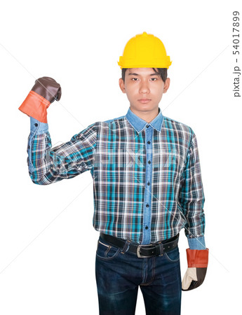 Engineering hand with the fist making symbol  54017899