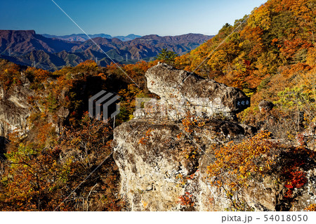 紅葉の妙義山・大砲岩 紅葉の妙義山・大砲岩 54018050