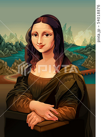 Interpretation of Mona Lisa, by Leonardo da Vinci 54018876