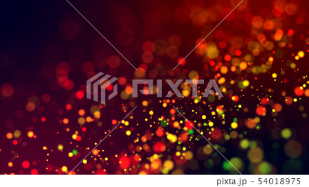 cloud of multicolored particles in the air like sparkles on a dark background with depth of field cloud of multicolored particles in the air like sparkles on a dark background with depth of field 54018975