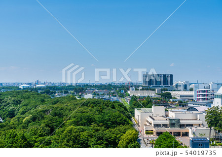 神奈川県　相模原市風景　北里大学病院　相模原市立 市民健康文化センター 54019735
