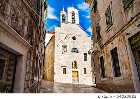 クロアチア シベニク 街並み クロアチア シベニク 街並み 54020982