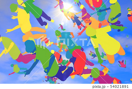 カラフル　ピープル 54021891