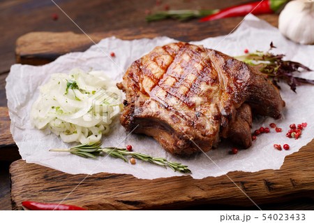 grill and barbeque, ribeye steak, meat restaurant 54023433
