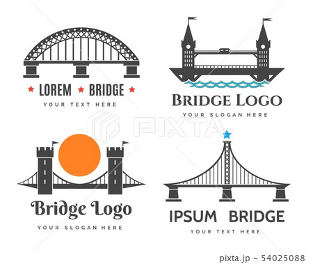 Bridges logo set 54025088