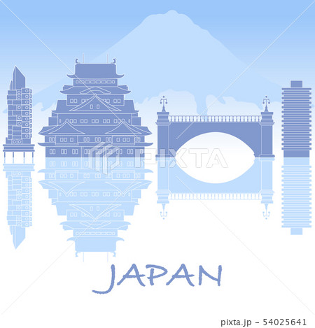 Japanese architecture Mount Fuji. Japanese architecture Mount Fuji. 54025641