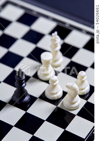 Chess board and chess figures 54026661