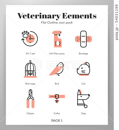 Veterinary elements flat pack 54031199