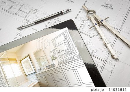 Computer Tablet with Master Bathroom Design Over Computer Tablet with Master Bathroom Design Over 54031615