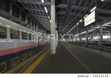 越後湯沢駅に停車中のE4系新幹線Max号 54032318