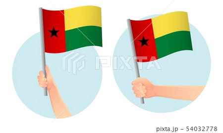 Guinea-Bissau flag in hand icon Guinea-Bissau flag in hand icon 54032778