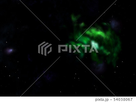 Star field in space and a nebulae. 3D rendering Star field in space and a nebulae. 3D rendering 54038067