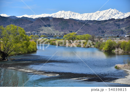 千曲川風景 千曲川 長野市の写真素材｜写真素材なら「写真AC」無料（フリー
