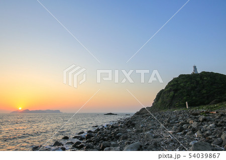 徳島県阿南市 朝の蒲生田岬 徳島県阿南市 朝の蒲生田岬 54039867